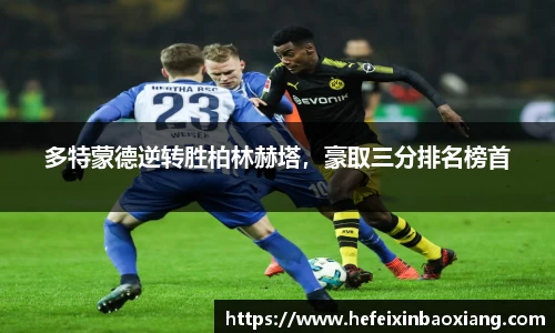 多特蒙德逆转胜柏林赫塔，豪取三分排名榜首